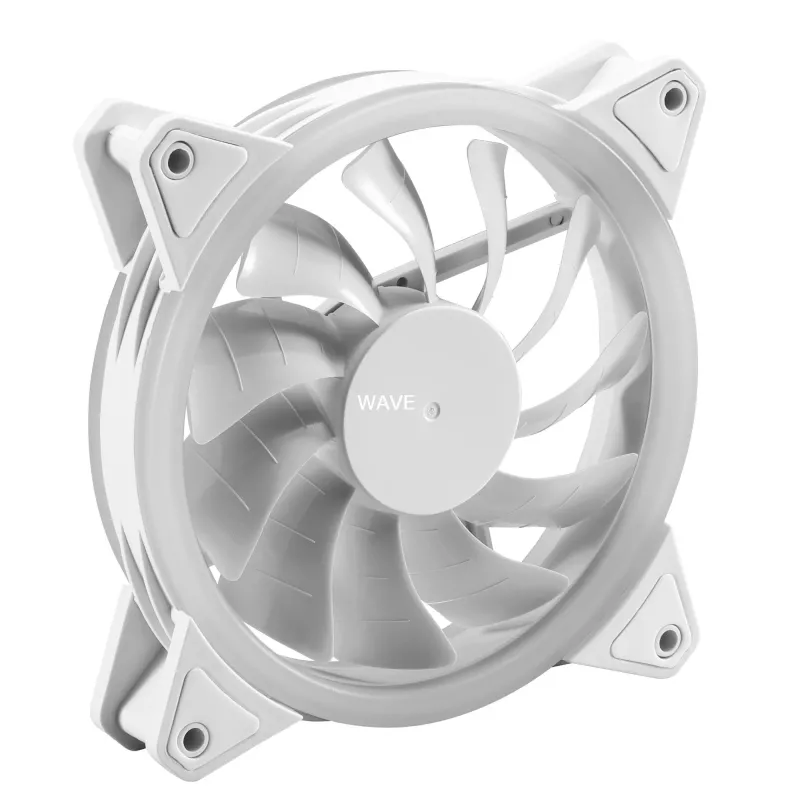 Sharkoon Shark Blades PWM RGB ventola per case da 120 mm, 400–1400 giri/min, bianca