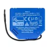 Relè intelligente Shelly Qubino Wave 1, 1 canale, da incasso, Z-Wave, 16 A, 110–240 V AC / 24–48 V DC, plastica, blu