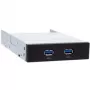 Carrier Panel Chieftec MUB-3002 3,5 pollici nero argento