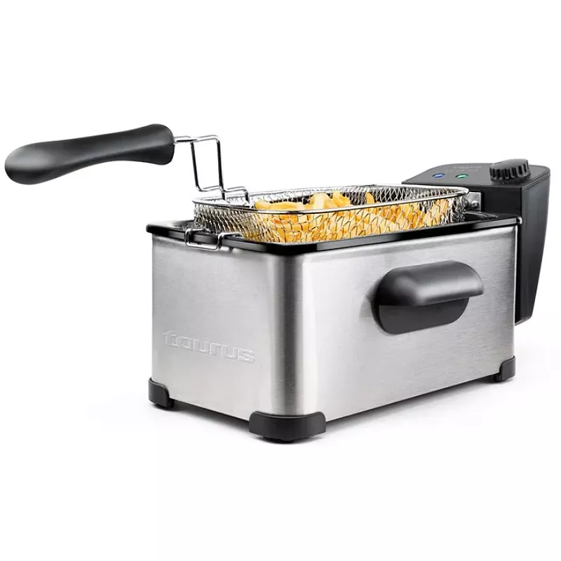 Friggitrice Taurus Fry 3 Single – capacità 3 L, 2000 W, acciaio inox, termostato regolabile 150–190°C