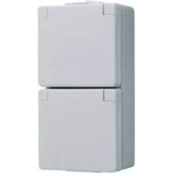 Presa Type F Jung 622 WW — bianco, custodia in duroplast, 250 V / 16 A