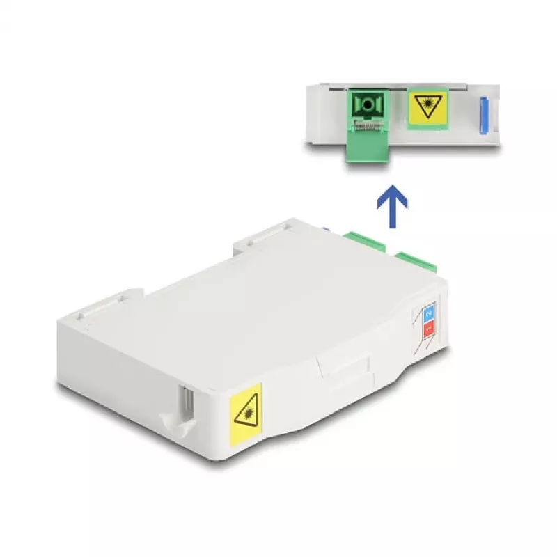DeLOCK rosetta di terminazione in fibra ottica 85935 SC simplex bianca