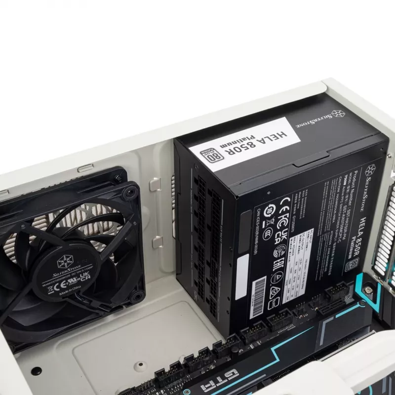 Silverstone SST-FLP01W Case HTPC Bianco
