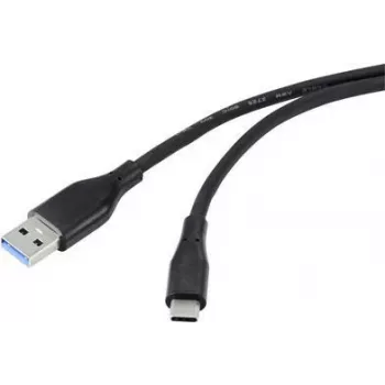 Cavo USB USB 3.2 Gen1 3.0 3.1 connettore maschio USB-C 1,00 m nero (RF-4995172)