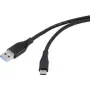Cavo USB USB 3.2 Gen1 3.0 3.1 connettore maschio USB-C 1,00 m nero (RF-4995172)