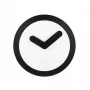NeXtime orologio 2615zw Focus, Ø25 cm, da parete, bianco/nero
