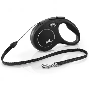 Flexi New CLASSIC 5 m nero guinzaglio retrattile per cani