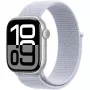 Apple Watch Series 10 Case in alluminio GPS + Cellular 42 mm Argento Sport Loop Blu cloud