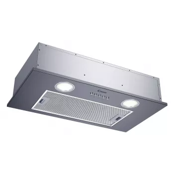 Cappa aspirante da incasso CANDY CBG625/1X, larghezza 520 mm, 207 m³/h, filtro a carbone, manopole, argento