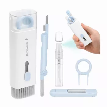 Gembird Kit di pulizia universale portatile 7-in-1 - bianco