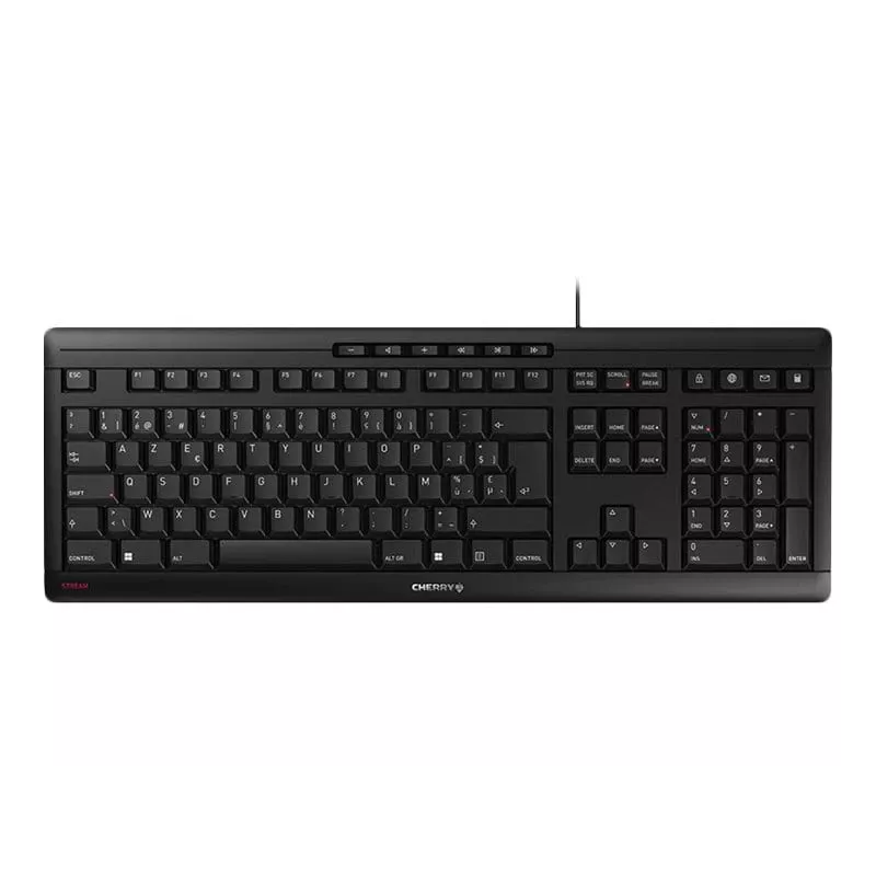 Tastiera CHERRY STREAM JK-8500BE-2 Office USB AZERTY belga nera