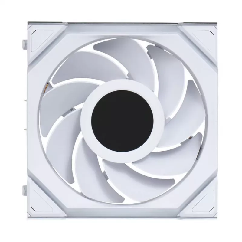 Lian Li UNI FAN SL Wireless LCD 120 Reverse Blade ventola per case, ARGB, PWM, 120 mm, bianca