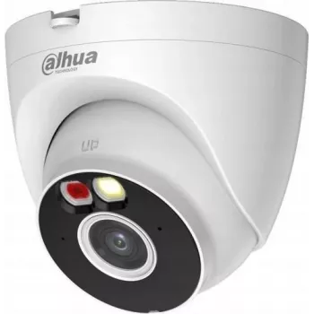 Telecamera IP dome DAHUA T2A-PV HD, obiettivo 2,8 mm, 1080p, Wi‑Fi, IP67, per esterni, microfono integrato