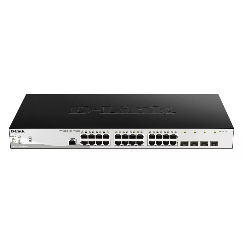 D-Link DGS-1210-28P/ME/E Switch di rete Managed L2/L3 Gigabit Ethernet (10/100/1000) Power over Ethernet (PoE) 1U