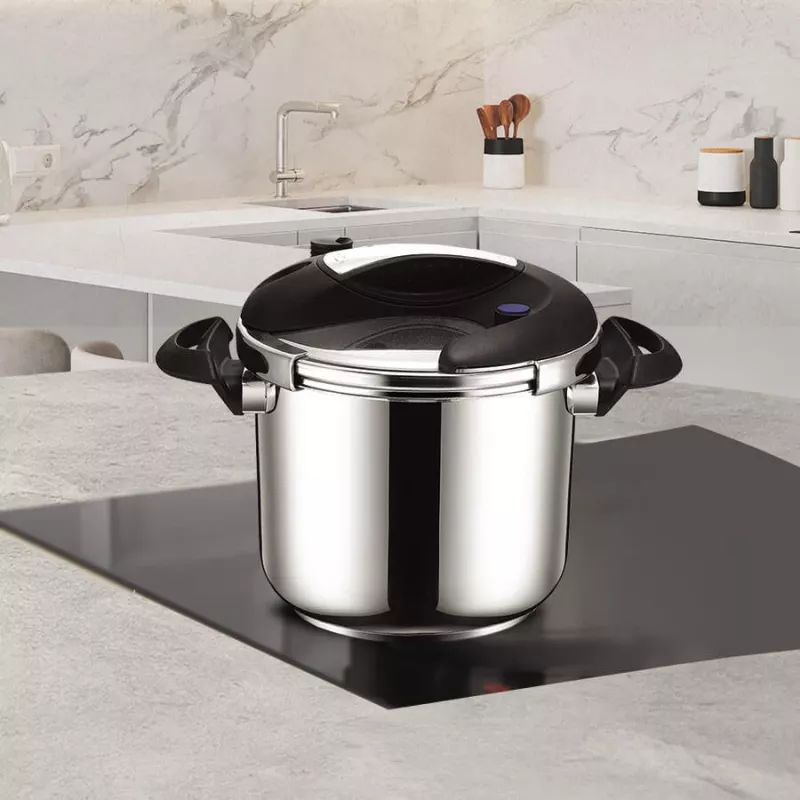 Pentola a pressione Maestro MR-2901, 6 L, 22 cm, argento, 80 kPa