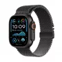 Apple Watch Ultra 2 GPS + Cellular 49mm cassa in titanio nero con cinturino Milanese in titanio nero - M