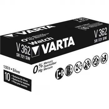 Batteria monouso Varta V362
