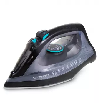 Ferro da stiro a vapore Esperanza EHI010 con piastra in ceramica grigio, nero 2600 W