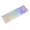 Tastiera White Shark RONIN bianca USB QWERTY 68 tasti LED