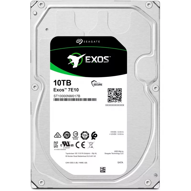 Seagate Enterprise ST10000NM017B disco fisso interno 10 TB 7200 RPM 256 MB 3,5 inch Serial ATA III