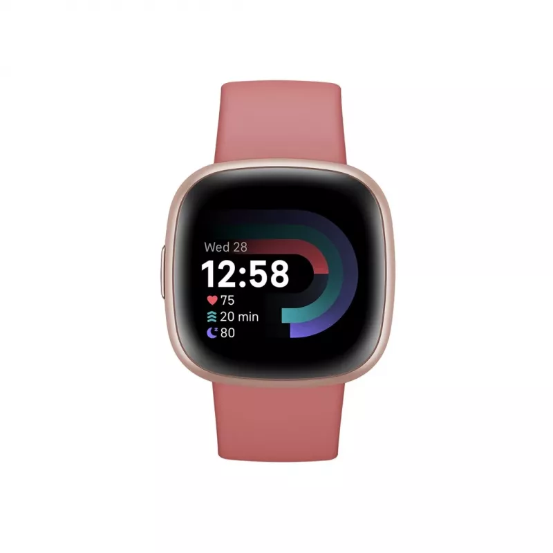 Smartwatch Fitbit Versa 4 touchscreen digitale rosa