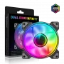 Gamemax | Ventola per case | DUAL RING INFINITY | Nero