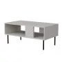 Tavolino Cama LUCCA tavolo/panca 100x55x46 cashmere, piano rettangolare grigio