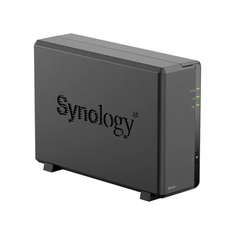Synology DiskStation DS124 NAS/server di storage desktop Ethernet LAN nero RTD1619B