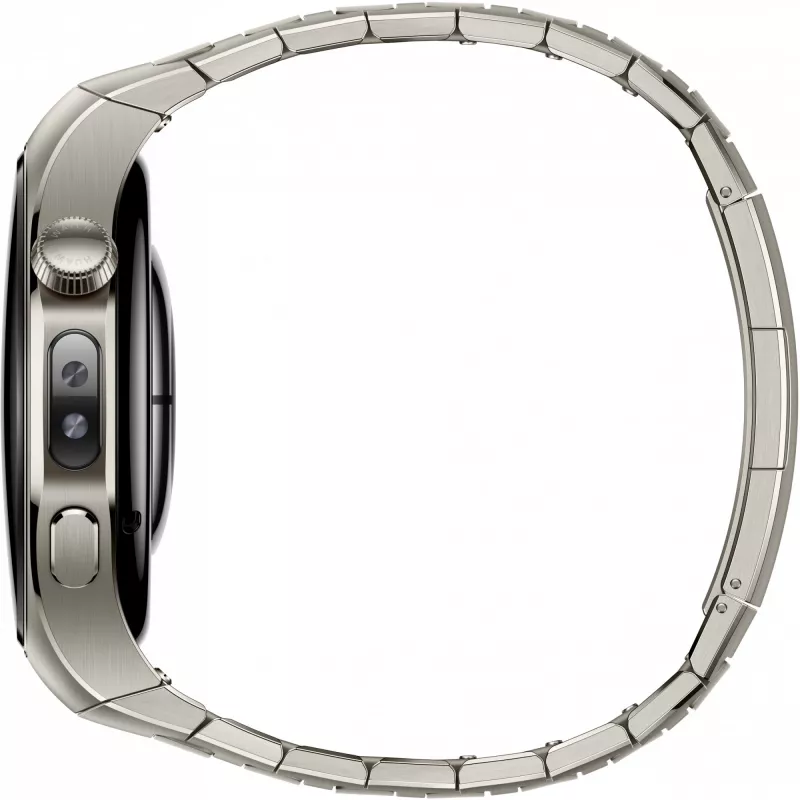 Smartwatch HUAWEI WATCH 5, 1,5 inch AMOLED, 466×466, 46 mm cassa in titanio, Wi‑Fi, GPS, argento