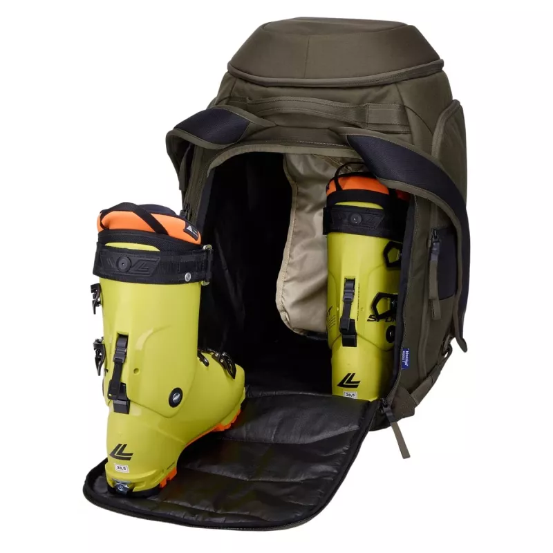Zaino porta sci e scarponi da snowboard Thule 5157 Roundtrip con ruote 60L Deep Khaki