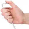 Goobay cavo USB-C (ST-ST) 2m cavo di collegamento guaina in tessuto bianco cavo USB USB 2.0 USB C (70194)