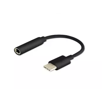 Adattatore per cavo SAVIO AK-35/B USB Type-C (3.1) maschio su jack 3,5 mm femmina, nero