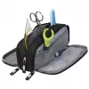 WEDO Business 242 45101 astuccio Schlamperbox con 3 scomparti, poliestere, nero
