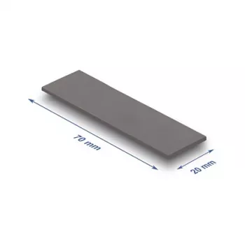 Pad termico DeLOCK 18474 3 W/m·K grigio 20x70x1,75 mm