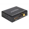 Estrattore audio HDMI stereo / 5.1 canali 4K, adattatore nero
