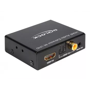 Estrattore audio HDMI stereo / 5.1 canali 4K, adattatore nero
