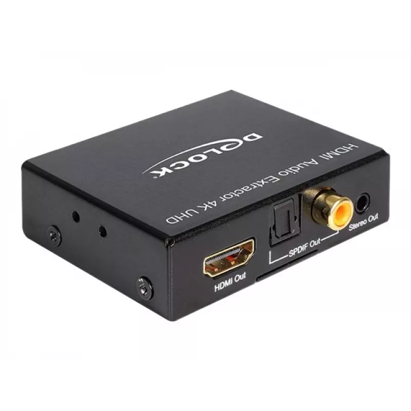 Estrattore audio HDMI stereo / 5.1 canali 4K, adattatore nero