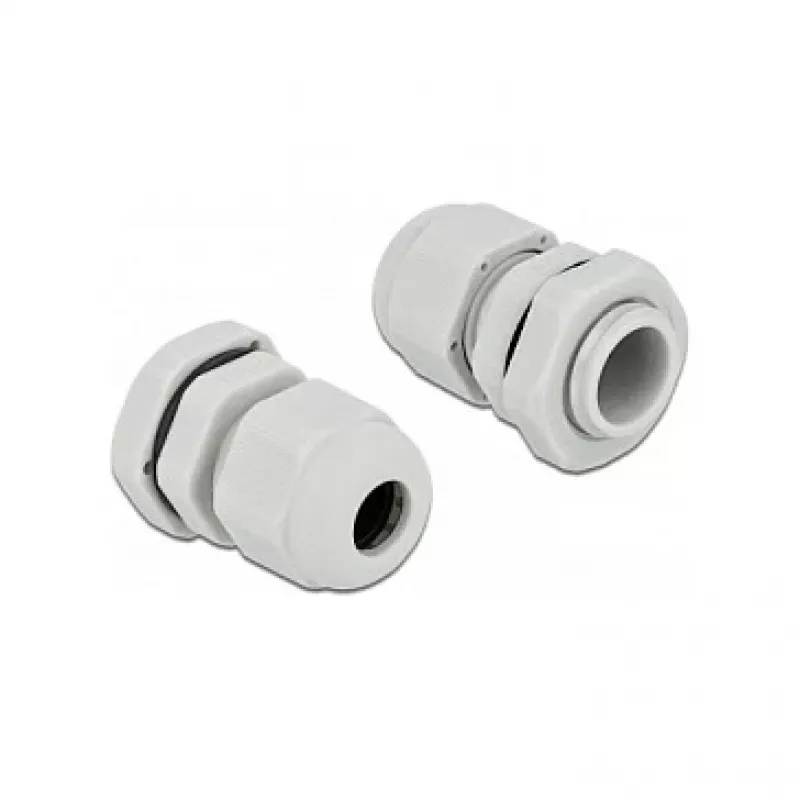 Pressacavo DeLOCK 60195 grigio plastica 10 pz.