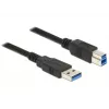 Cavo USB DeLOCK 85070 USB 3.2 Gen 1 5 m USB A USB B nero