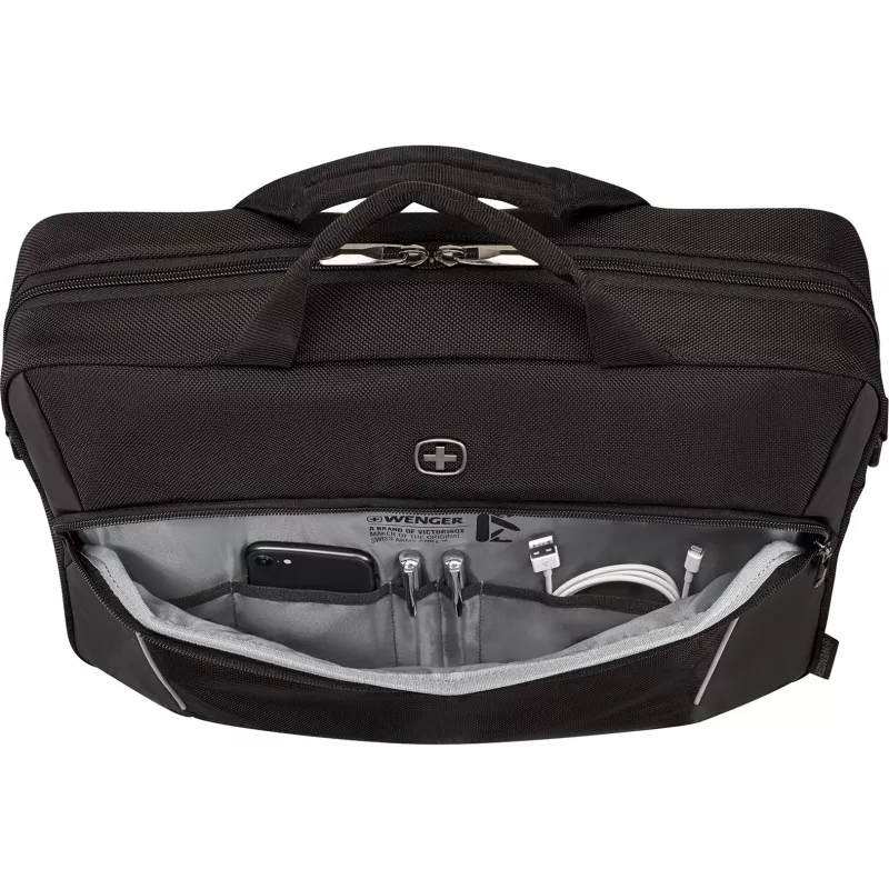 Borsa porta laptop Wenger XE Compact Brief 16 con scomparto tablet, nero