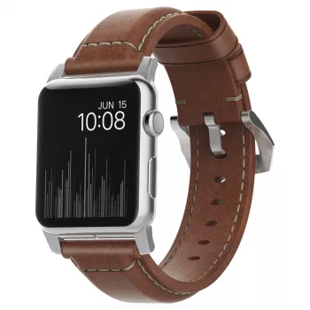 Nomad NM1A4RST00 – cinturino – smartwatch – marrone – Apple – Apple Watch Sport – Apple Watch – Apple Watch Edition – pelle