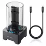 GrauGear G-M2DK-U4-40G docking station USB 4.0 per SSD M.2 NVMe, PCIe Gen4x4, 40 Gbit/s, con dissipatore e ventola