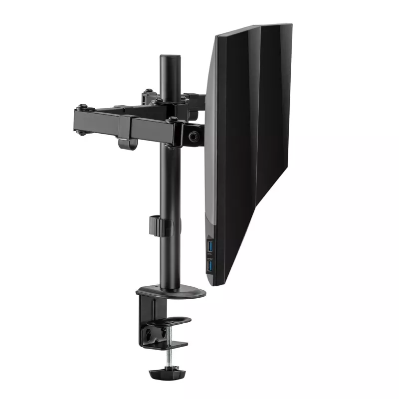 Supporto da tavolo Maclean per 2 monitor, VESA 75x75 e 100x100, 17-32, 2x 9kg, MC-754N
