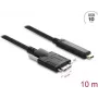 Delock 83632 cavo ottico attivo USB 10 Gbps, da USB Type-C a Micro-B, 10 m