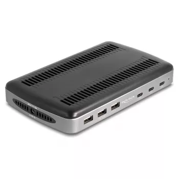 Stazione di ricarica USB DeLOCK 3 x USB Type-C PD 3 x USB Type-A 112 W