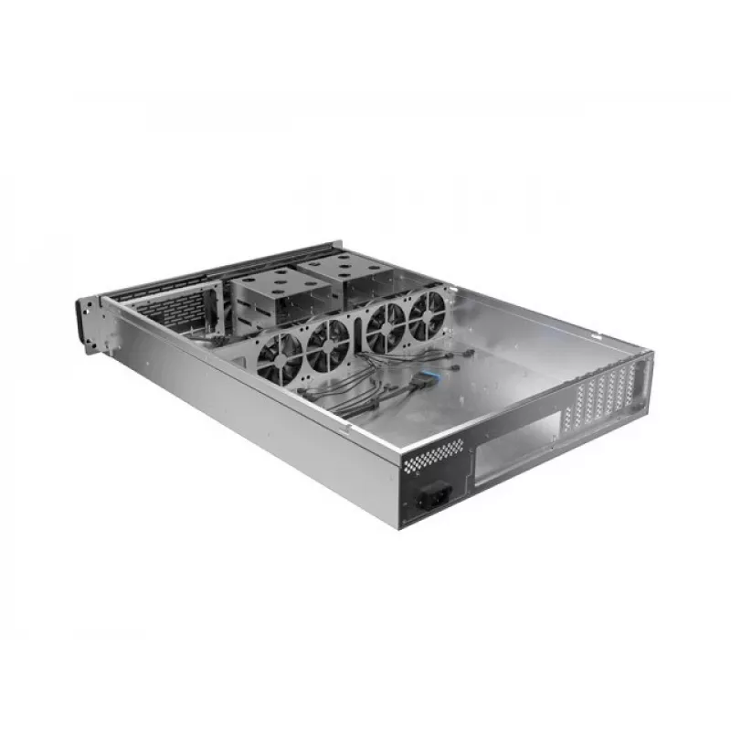 Case rack Lanberg SC01-6502-12B 2U nero 7 ventole