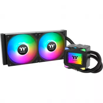 Kit raffreddamento a liquido per scheda madre Thermaltake LA240 ARGB 12 cm nero 1 pz.