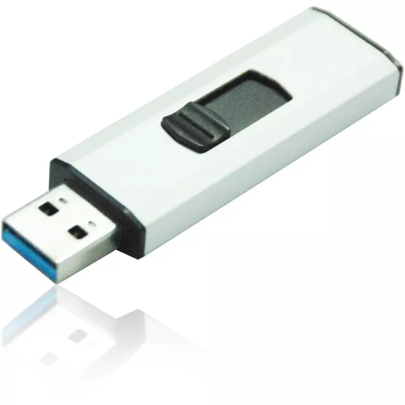 MediaRange - chiavetta USB - 256 GB - USB 3.0 - nero, argento (MR919)