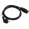 Cavo di alimentazione CEE 7/7 - IEC 320 C19 16A VDE 1,8M nero