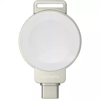 Caricabatterie wireless 4smarts 541476 per Apple Watch — argento